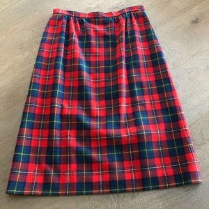Wool Pendleton Boyd Tartan Skirt